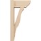 Ekena Millwork 6-in W x 12-in D x 24-in H Funston Slat Rough Cedar Woodgrain TimberThane Outlooker, Primed Tan OUTUR060X12X24FST24RCPR - alternate 3